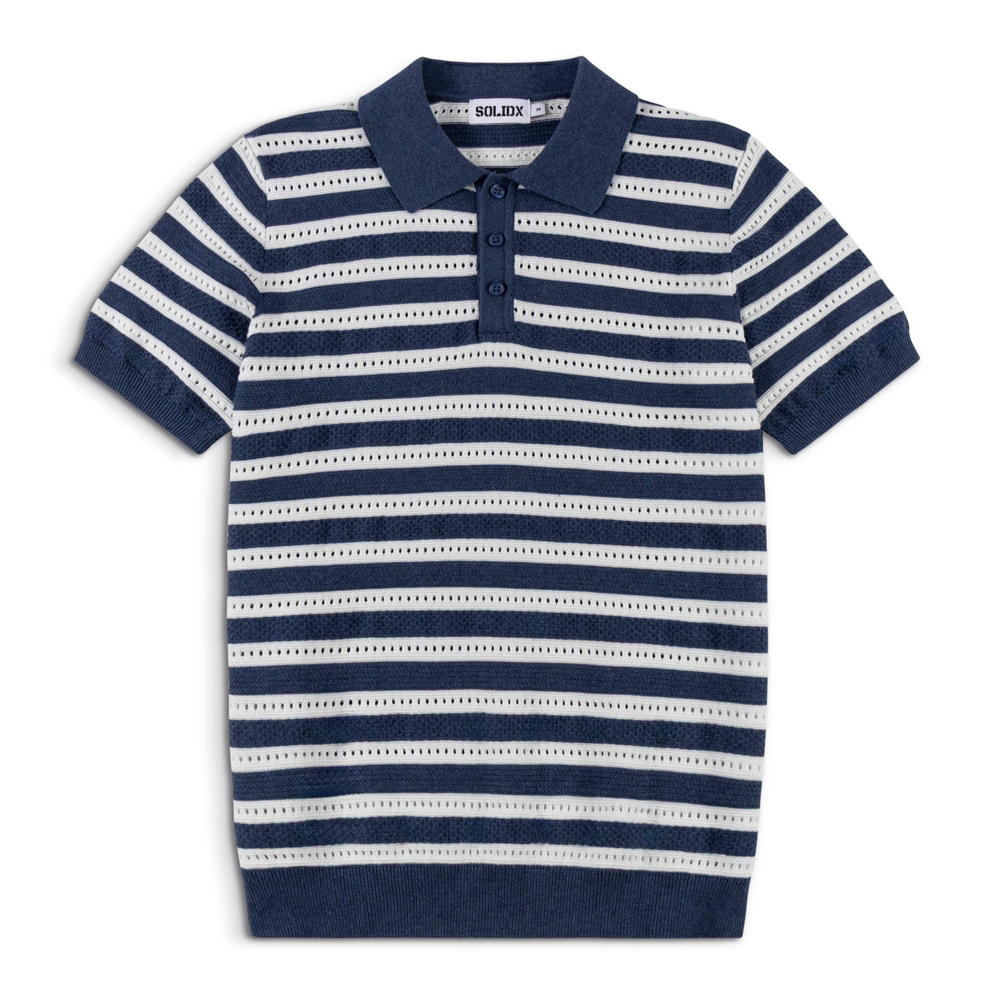 Men’s Striped Vintage Knit Polo