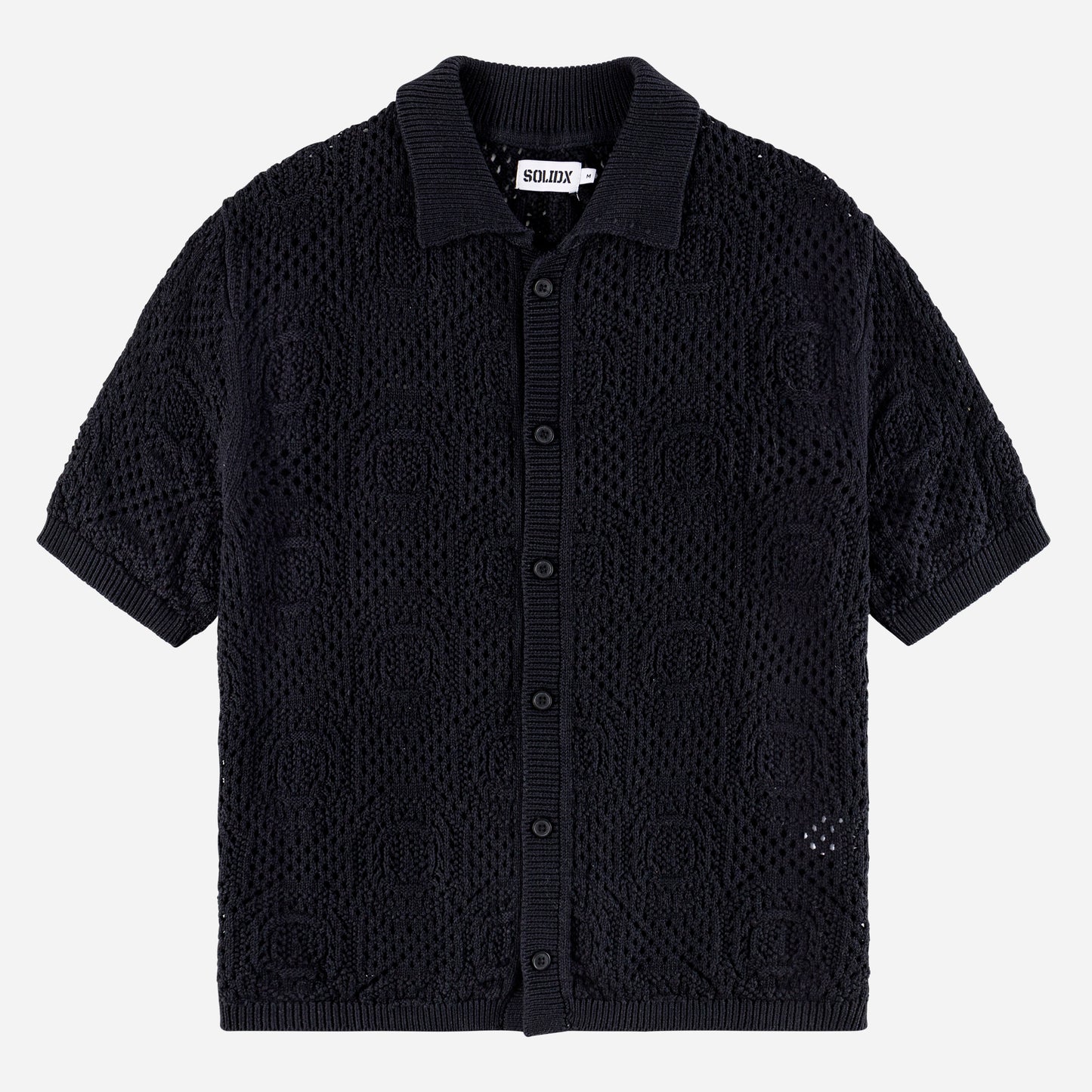 Aura Crochet Knit Button Cardigan